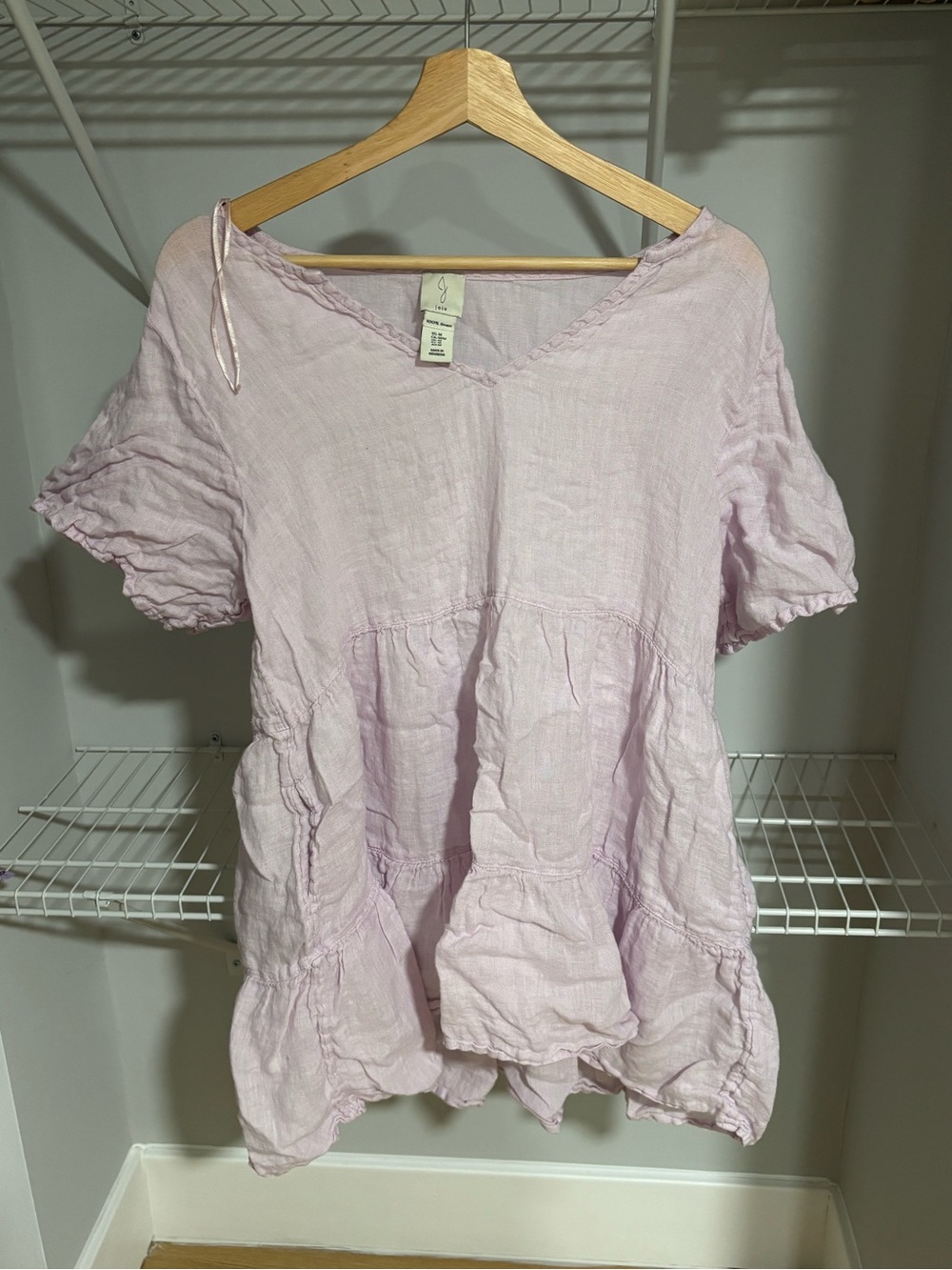 Joie Lilac Linen Beach Dress